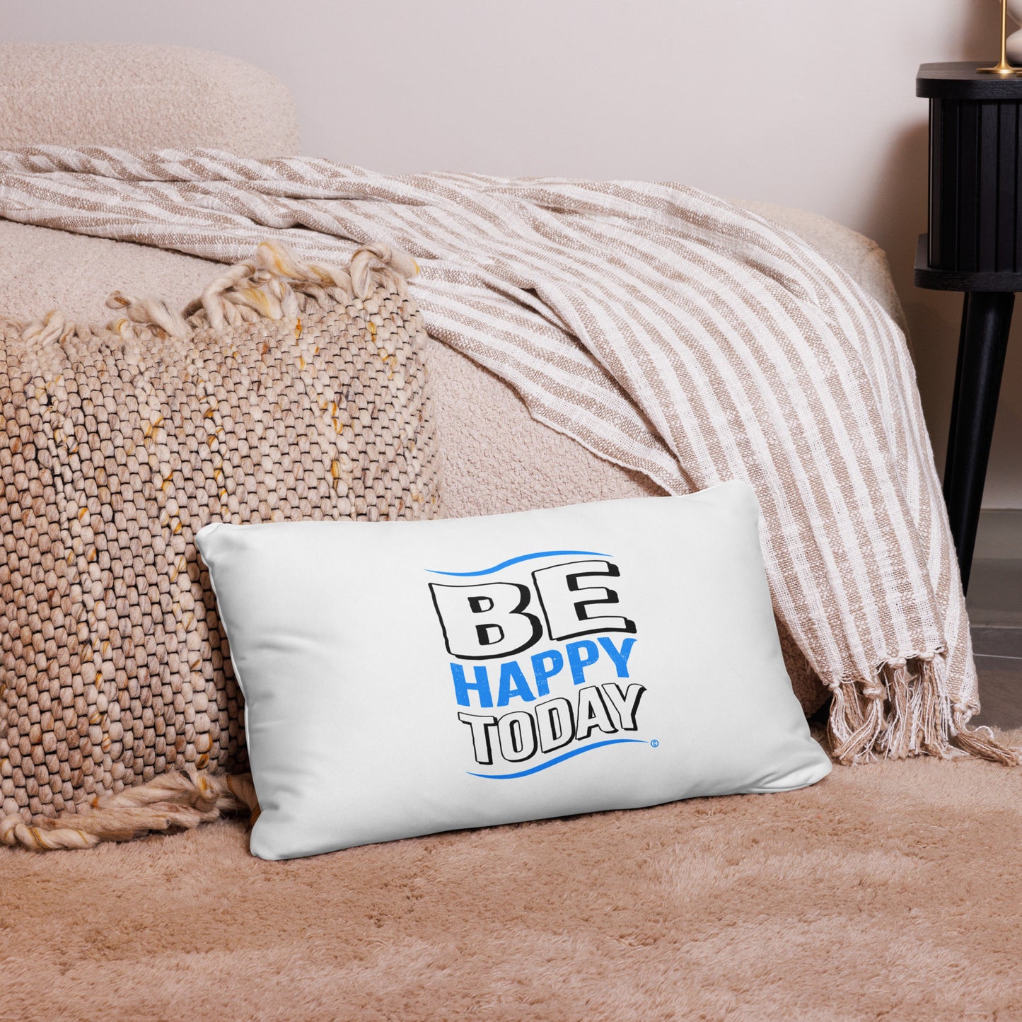 Be Happy Today Basic Pillows