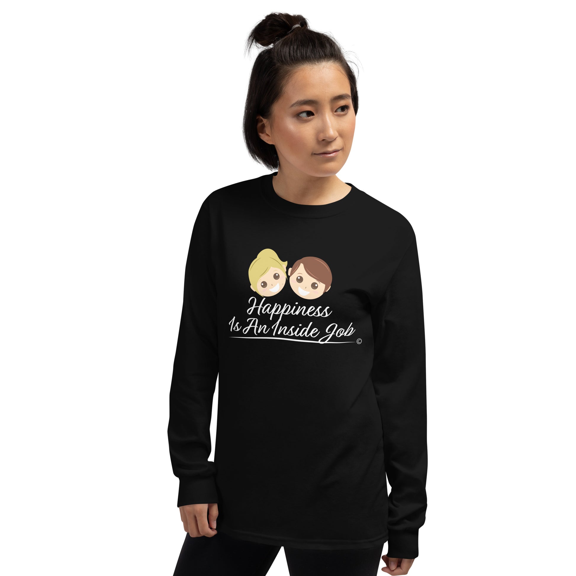 unisex long-sleeve shirt- Side View