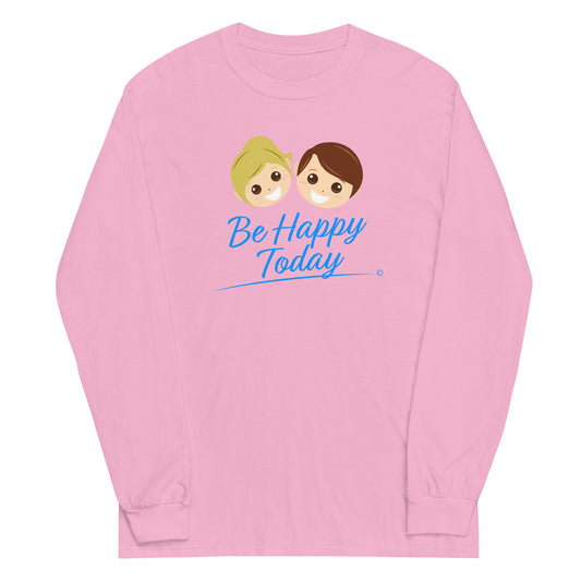 Long sleeve shirts for all genders-light pink