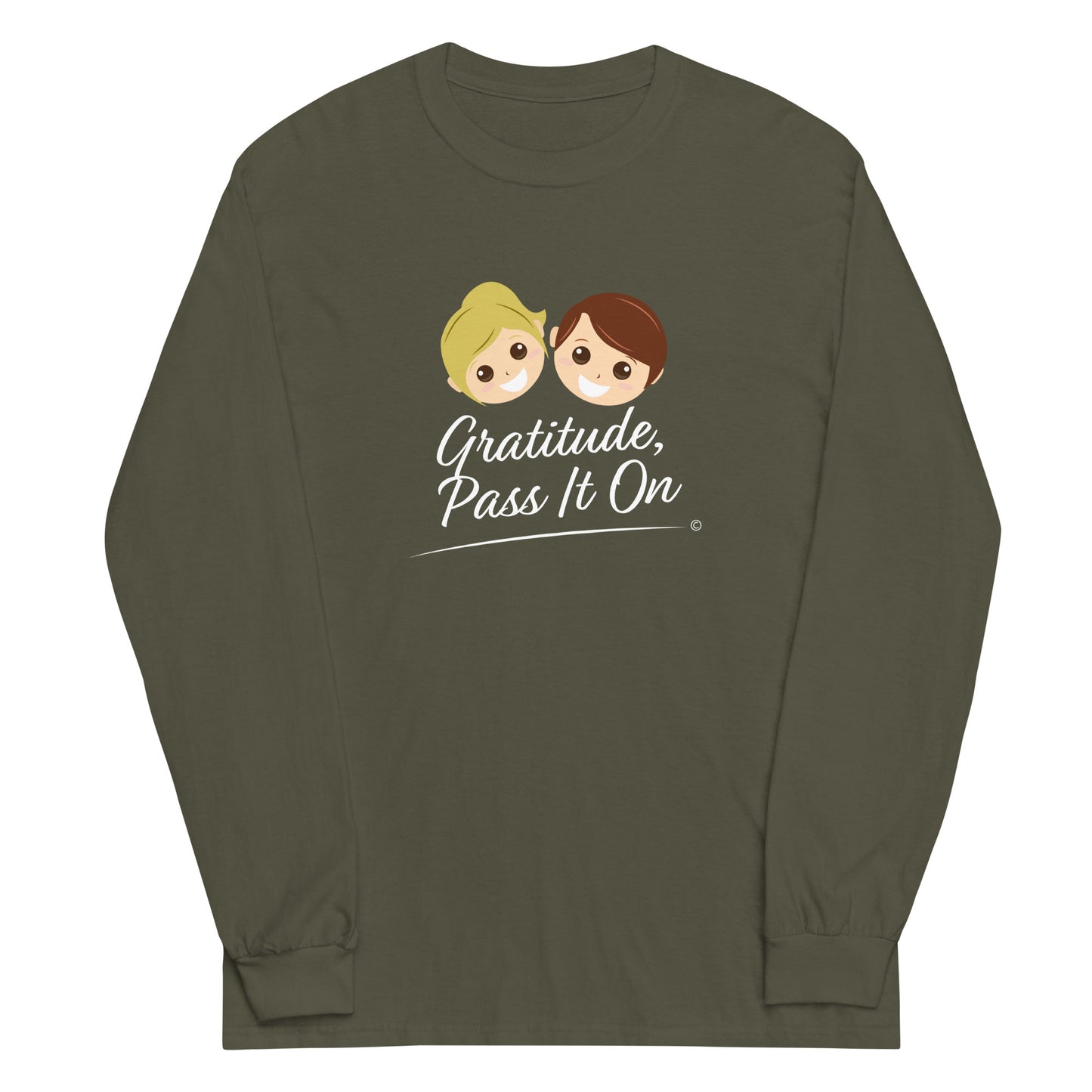 Gratitude, Pass it On Unisex Long Sleeve Shirts