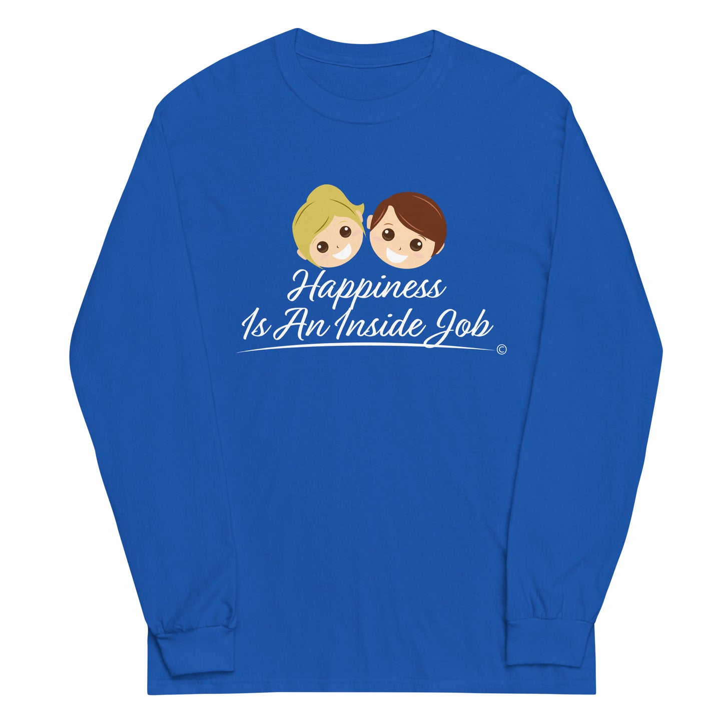 unisex long-sleeve shirt-Royal Blue