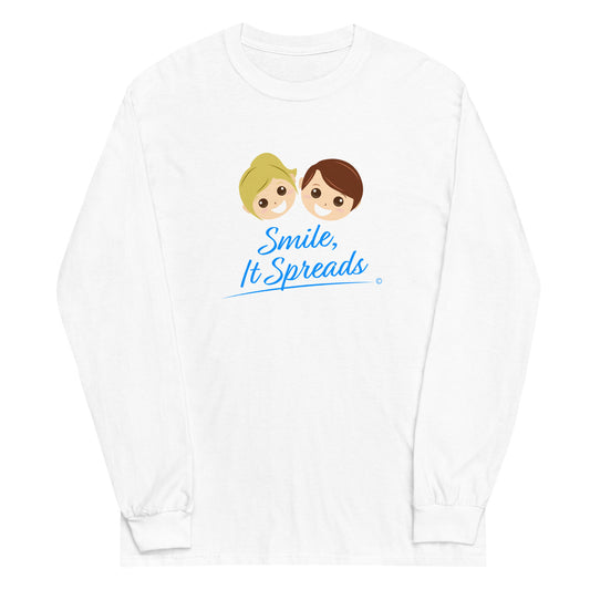 Smile, It Spreads Unisex Long Sleeve Shirts