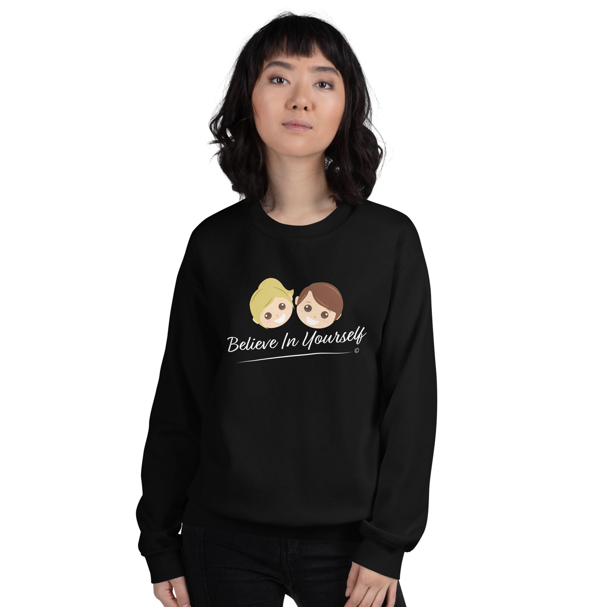 Stylish unisex sweatshirts for men and women-Front View