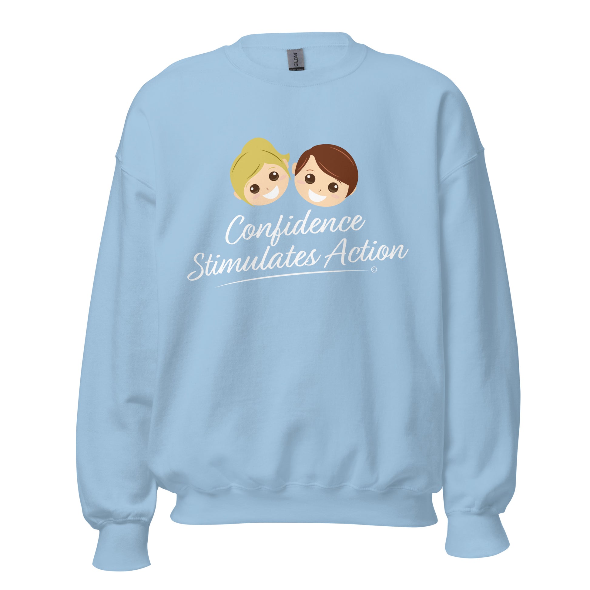 Sweatshirts for wilderness and camping -Light Blue