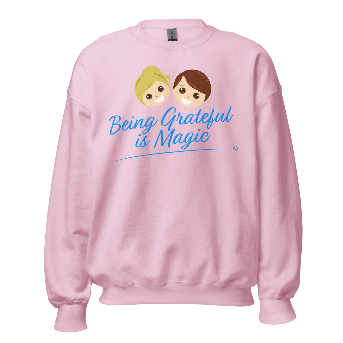 Pink Pullover - Being Grateful Is Magic