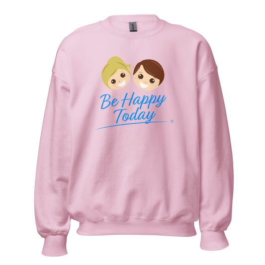 Stylish and versatile crewneck sweatshirt -pink