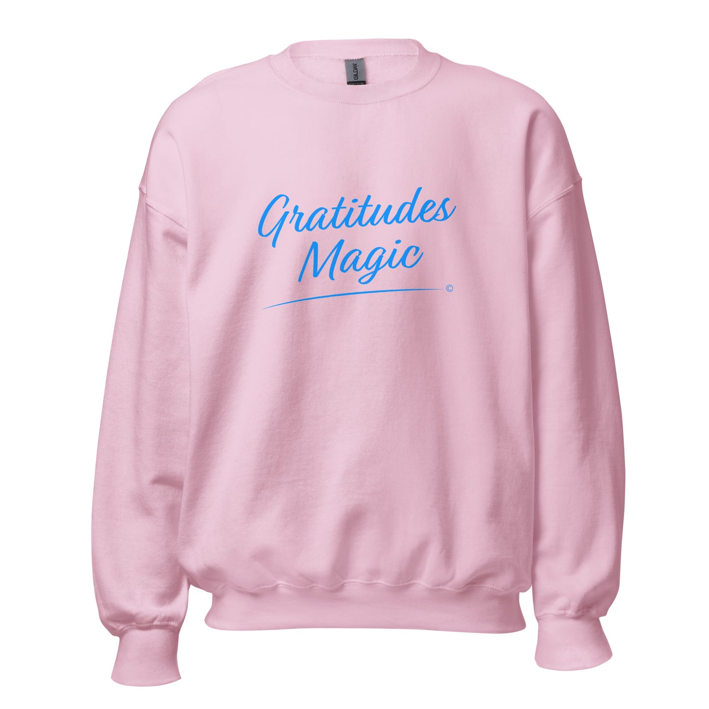 Trendy sweatshirts with magical quote -Light Pink