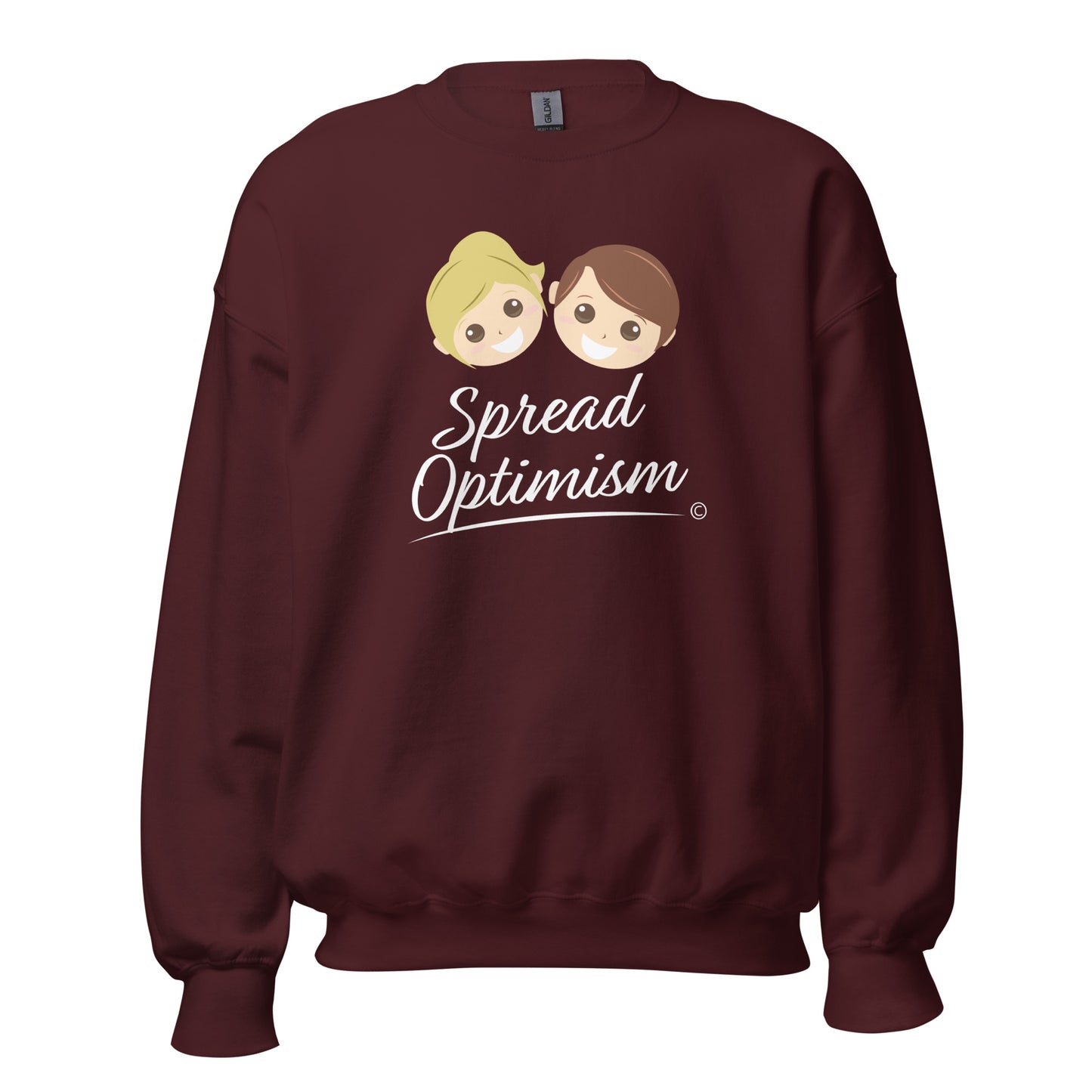 Unisex sweatshirts for couples-Maroon