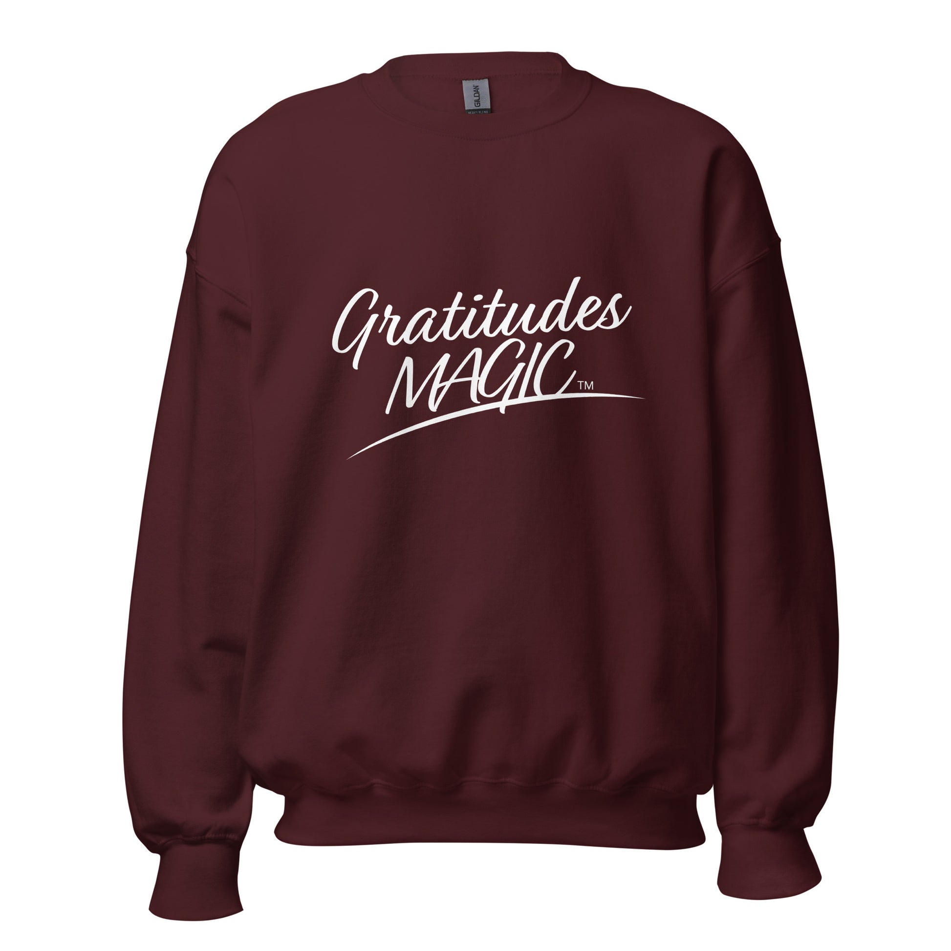 Basic sweatshirts for everyday wear -Maroon