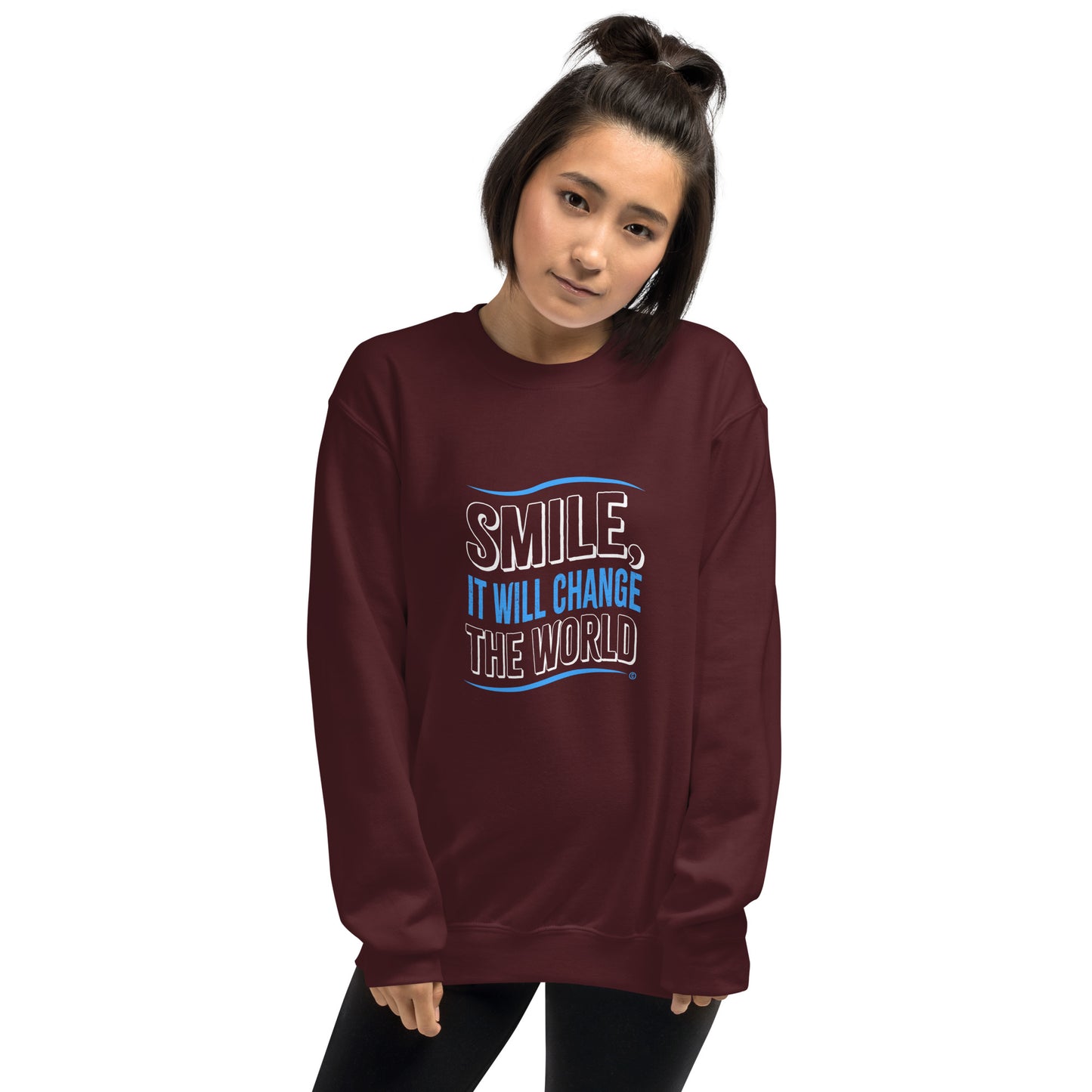 Smile, It will Change the World Unisex Sweatshirts