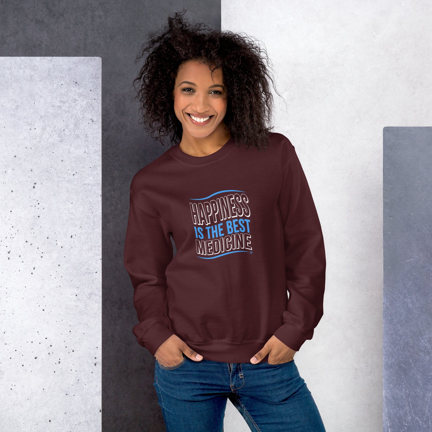 Happiness is the Best Medicine Unisex Sweatshirts