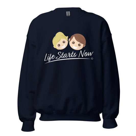 Unique sweatshirts with inspirational sayings-Navy