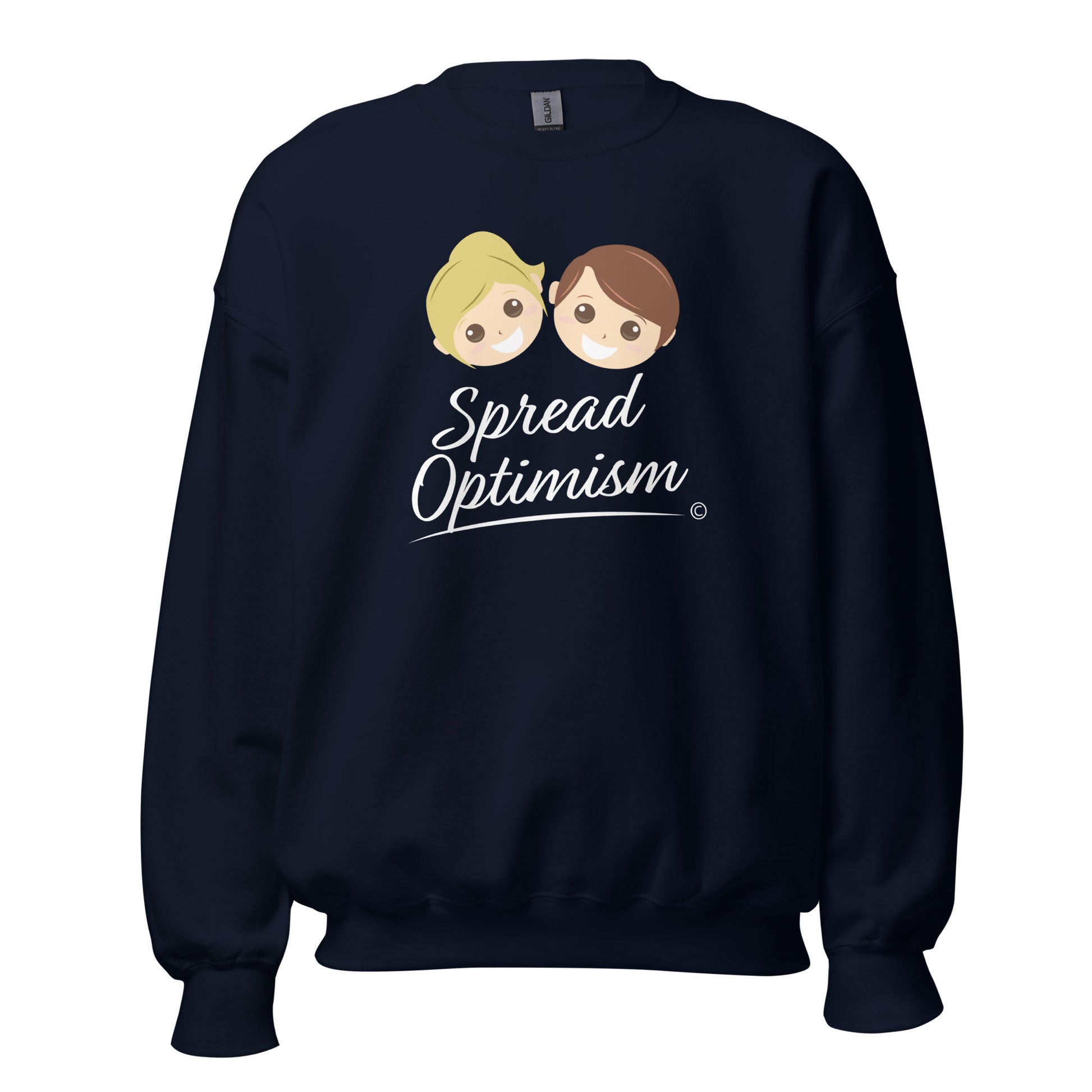 Unisex sweatshirts for couples-Navy