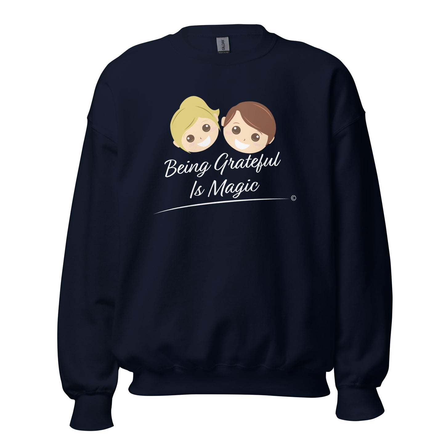 Lightweight cotton sweatshirts- Navy