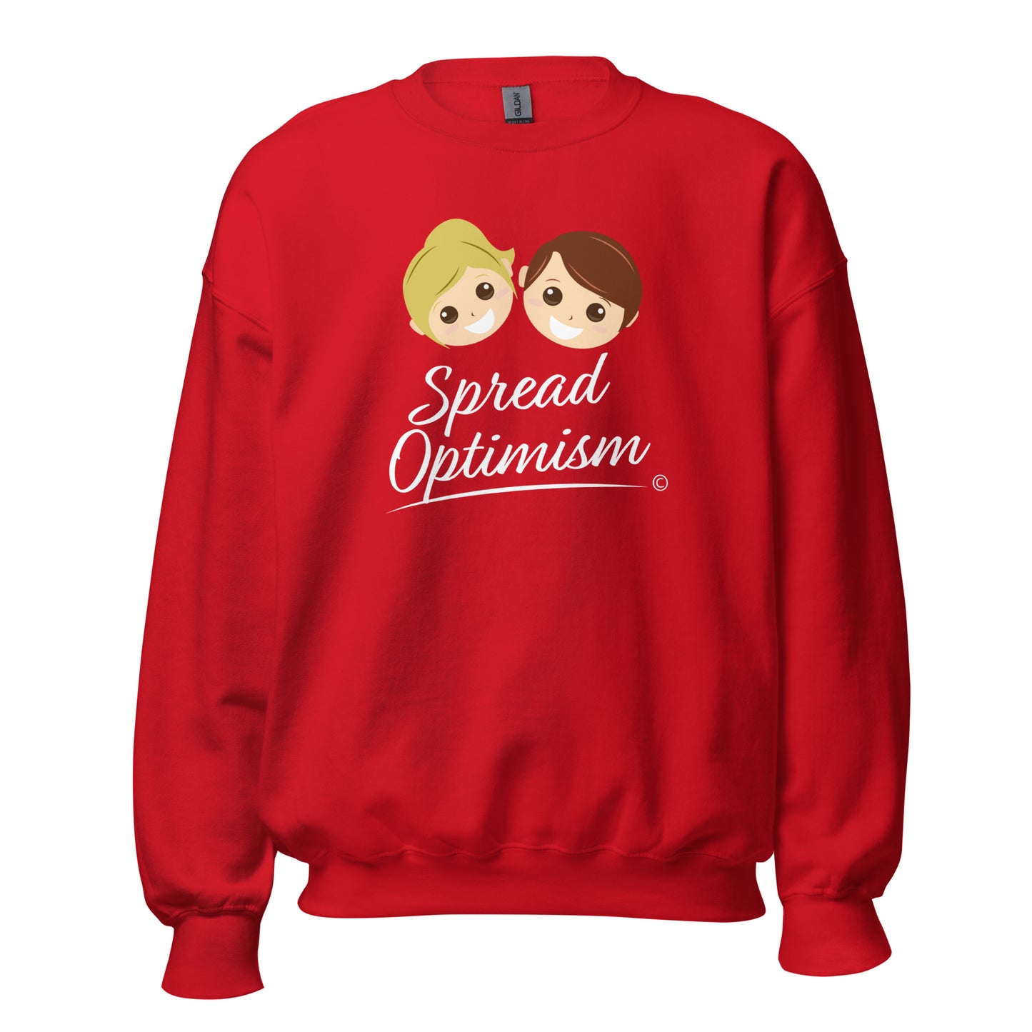 Unisex sweatshirts for couples-Red