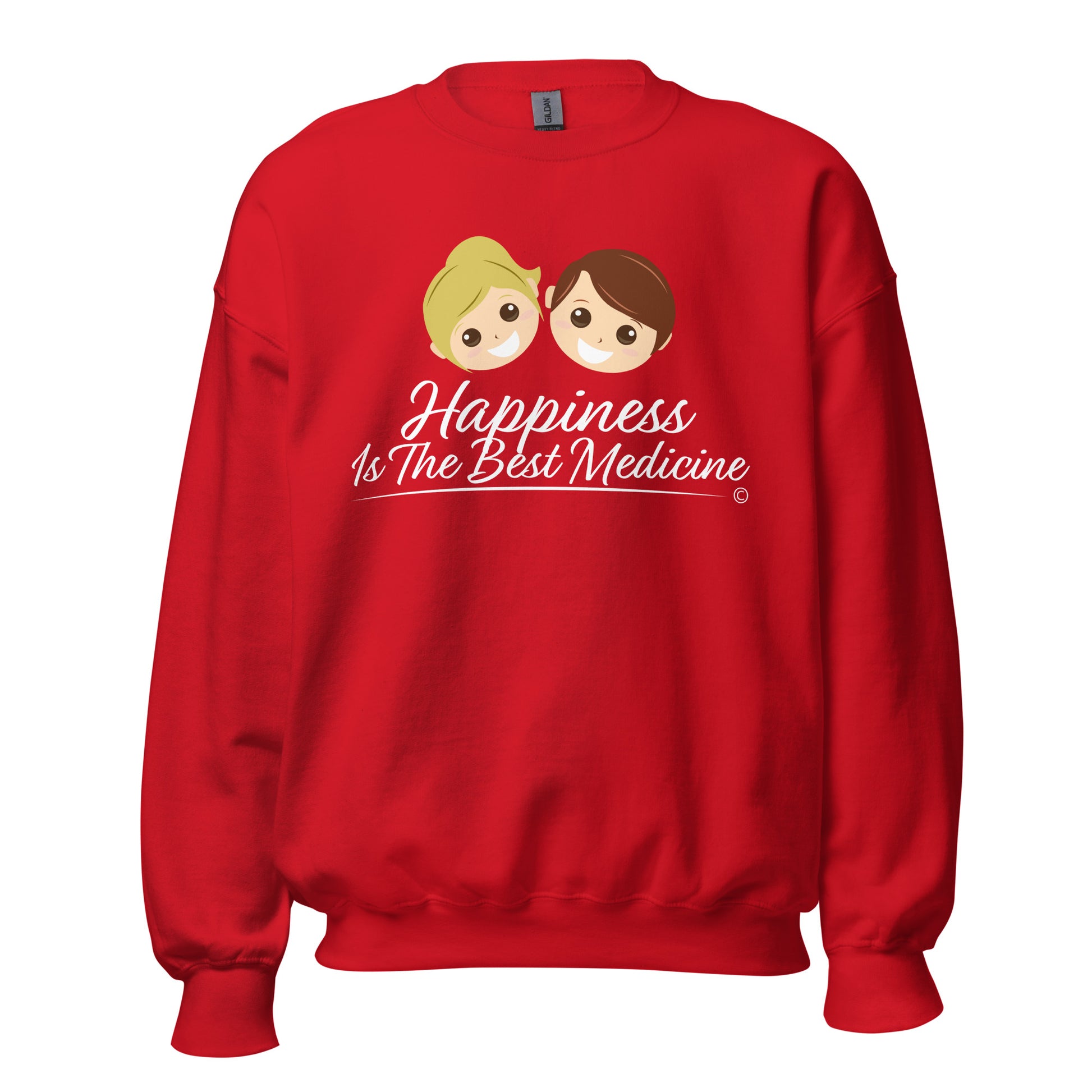 Soft and cozy sweatshirt for all-Red