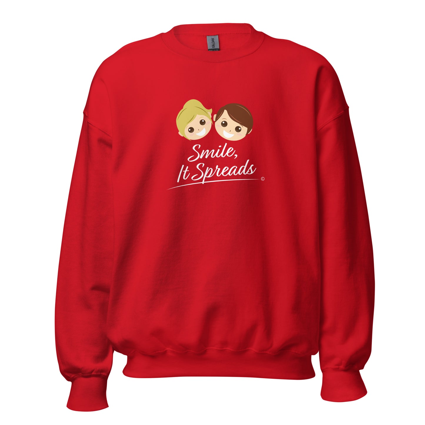 Smile, It Spreads Unisex Sweatshirts