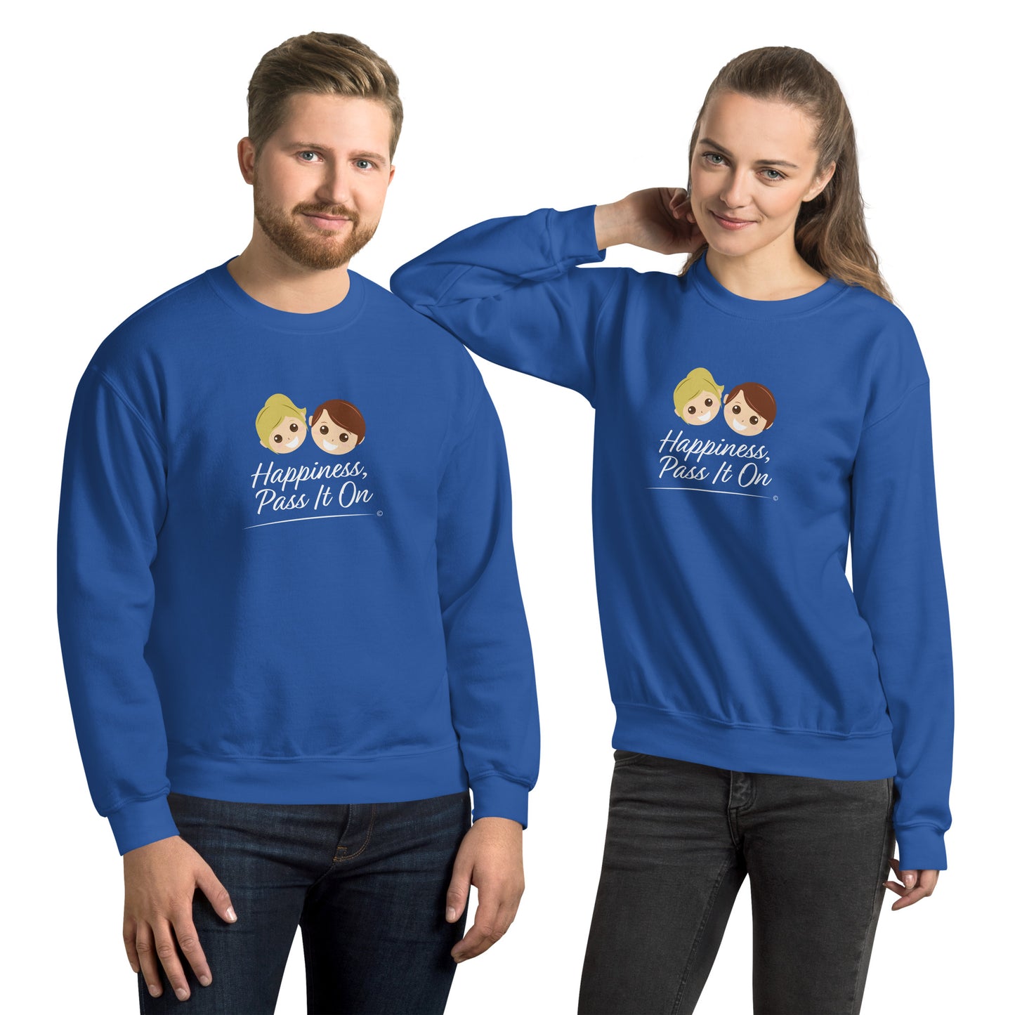 Happiness, Pass it On Unisex Sweatshirts