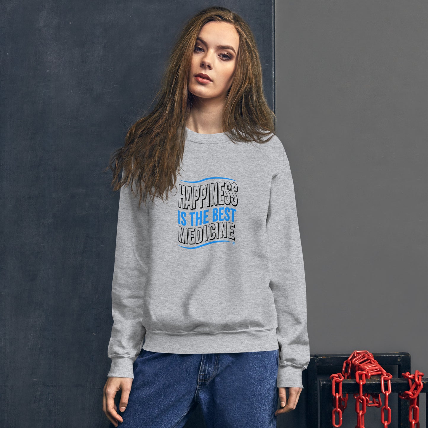 Happiness is the Best Medicine Unisex Sweatshirts