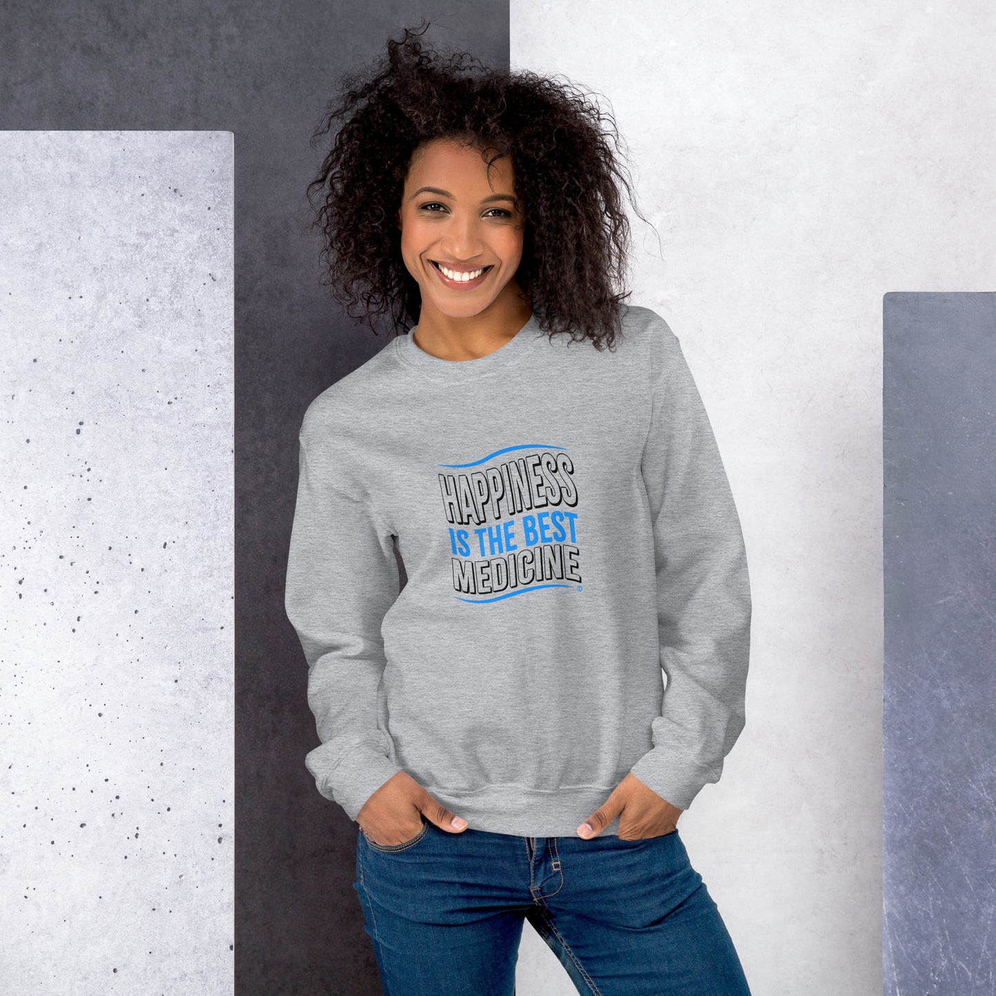 Happiness is the Best Medicine Unisex Sweatshirts