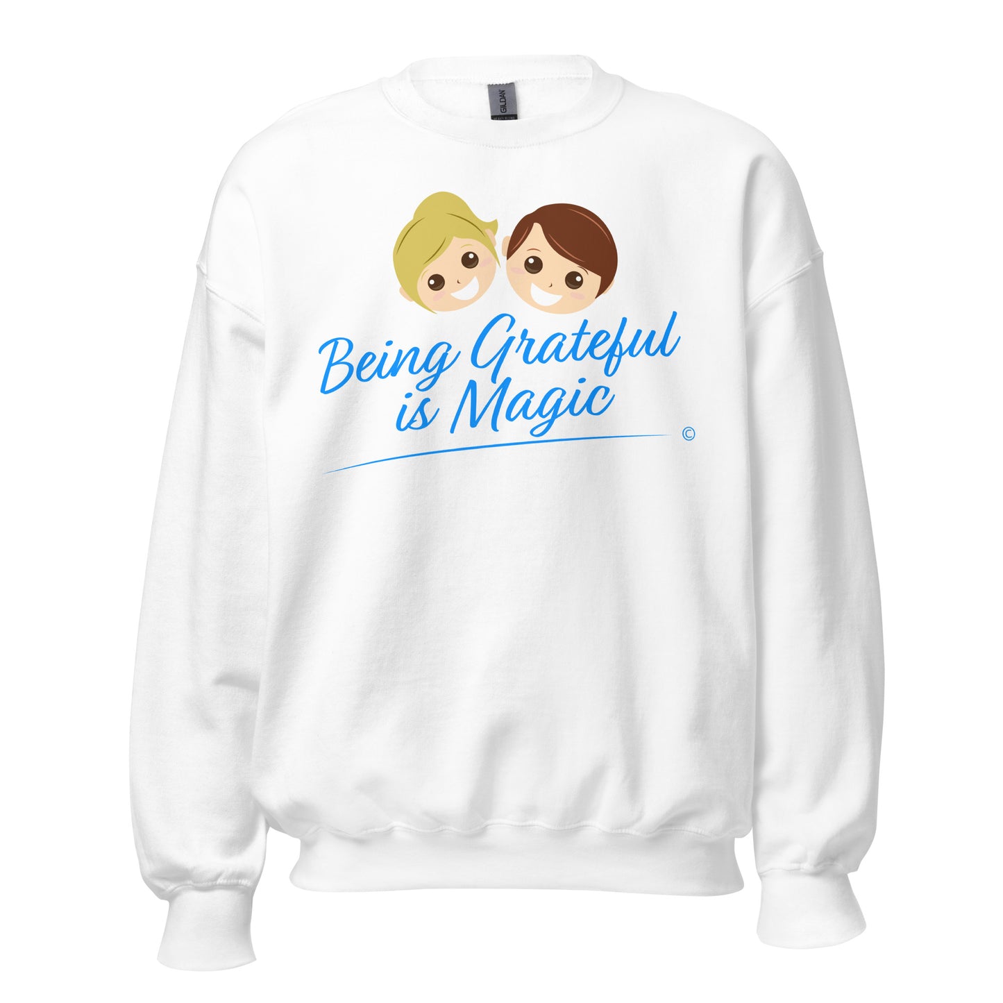 Unisex sweatshirts with color options- White