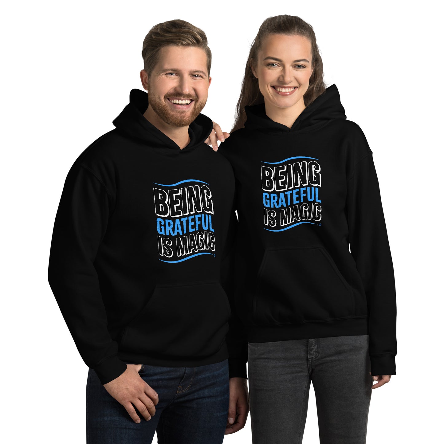 Being Grateful is Magic Unisex Hoodies