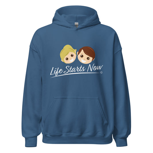 Unisex hoodies for outdoor activities-  Indigo Blue