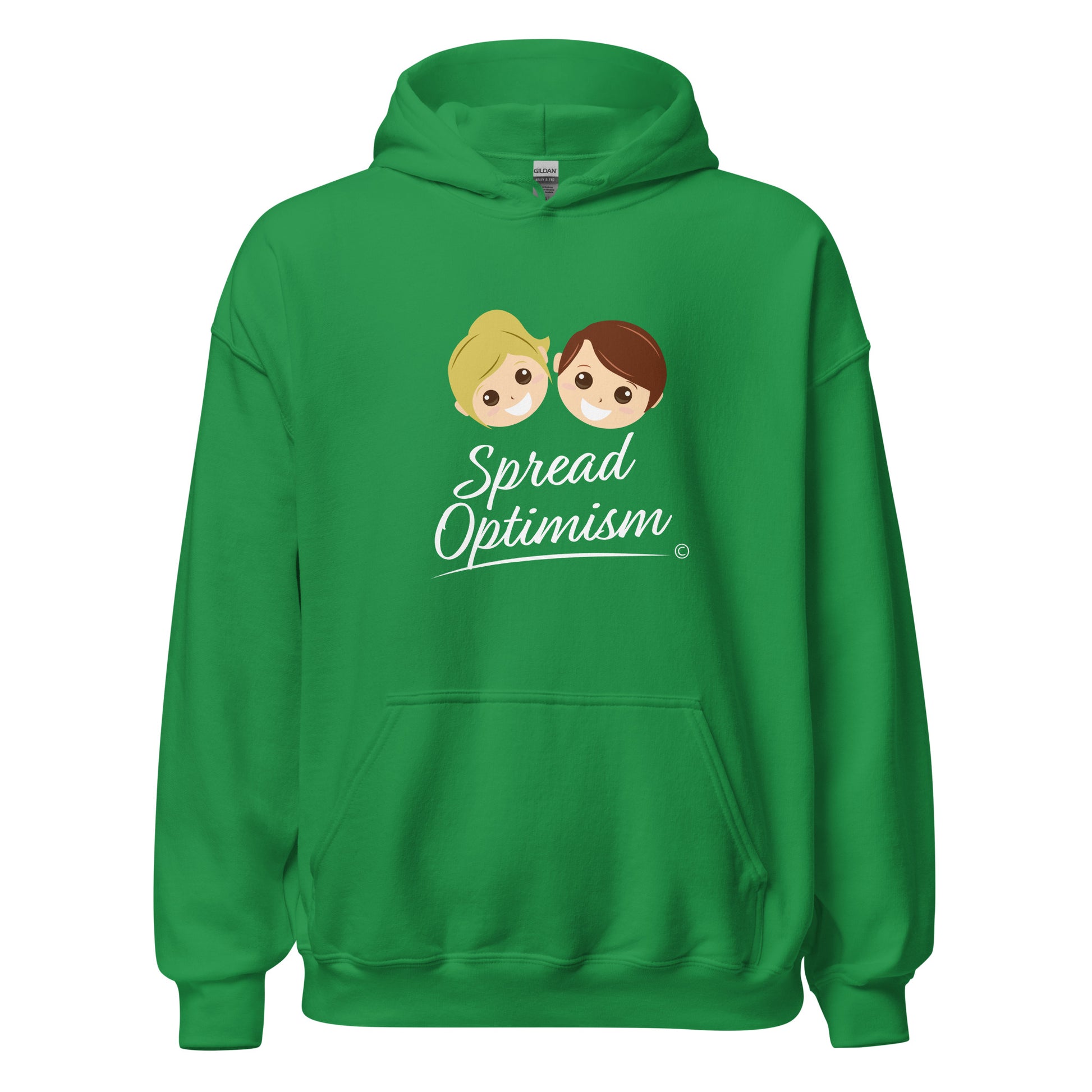Outdoor unisex hoodies for him and her-Irish Green