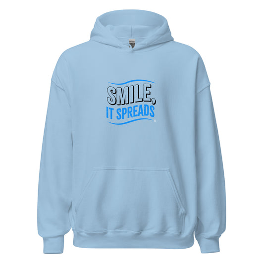 Smile, It Spreads Unisex Hoodies