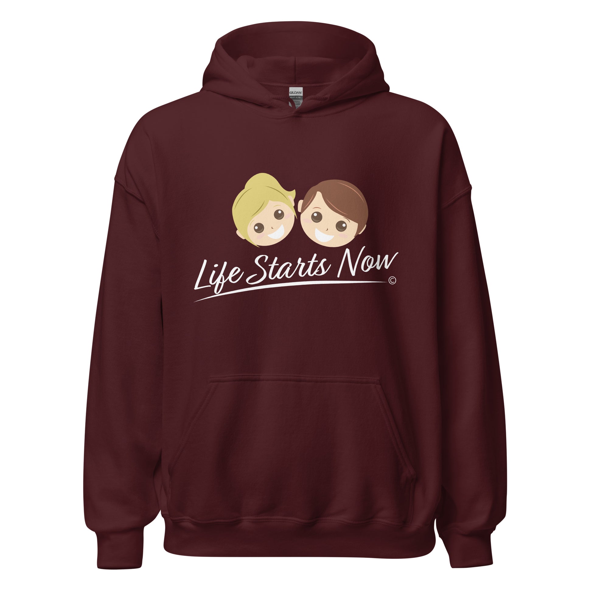 Unisex hoodies for outdoor activities- Maroon