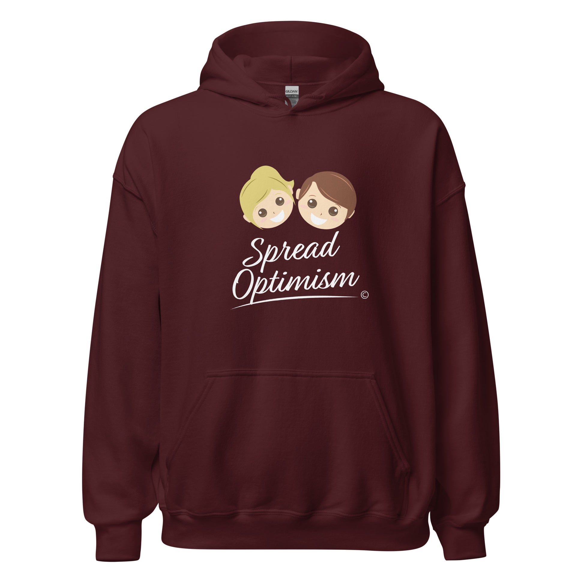 Outdoor unisex hoodies for him and her- maroon