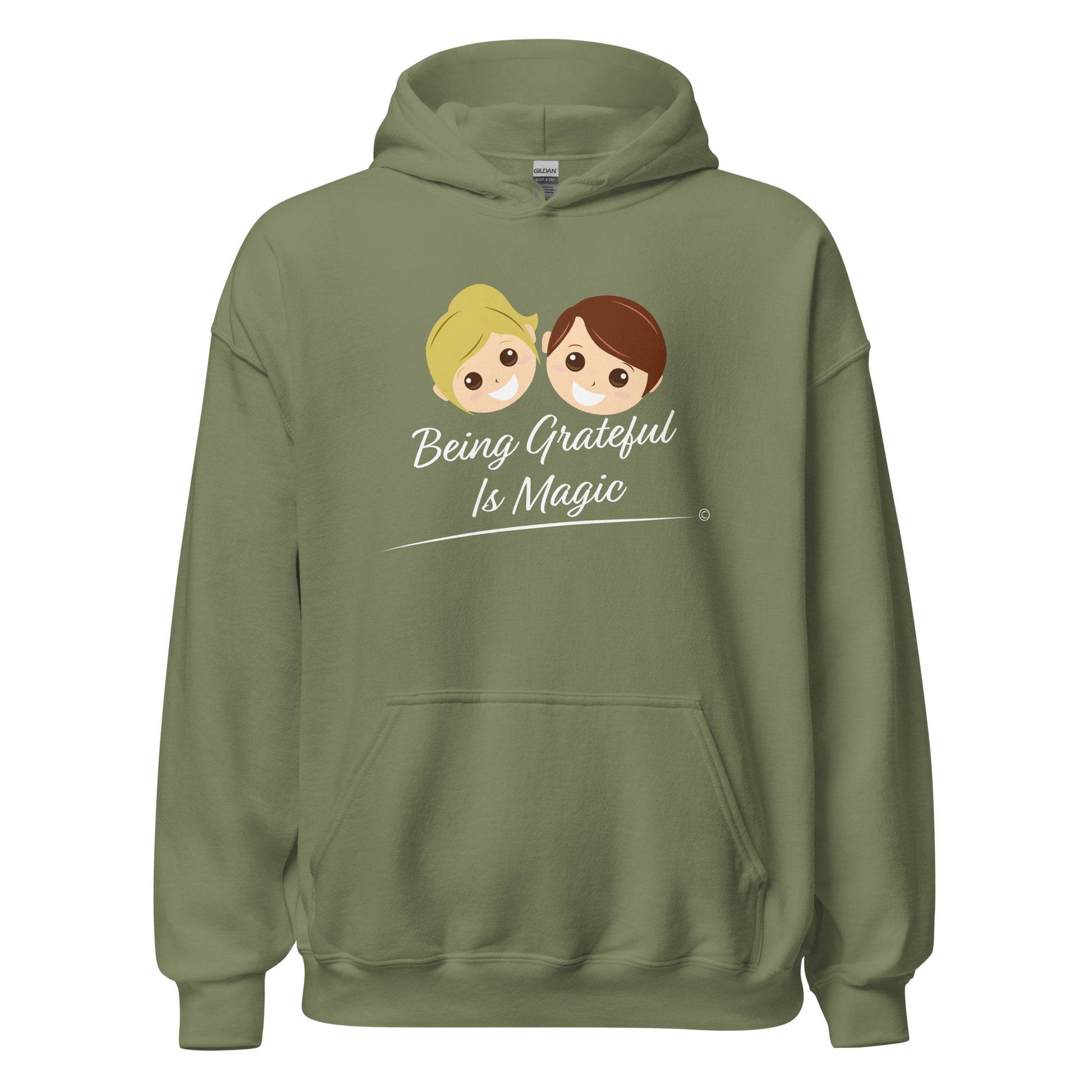 Colorful unisex sweatshirts for sale-Military Green