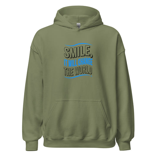 Smile, It will Change the World Unisex Hoodies