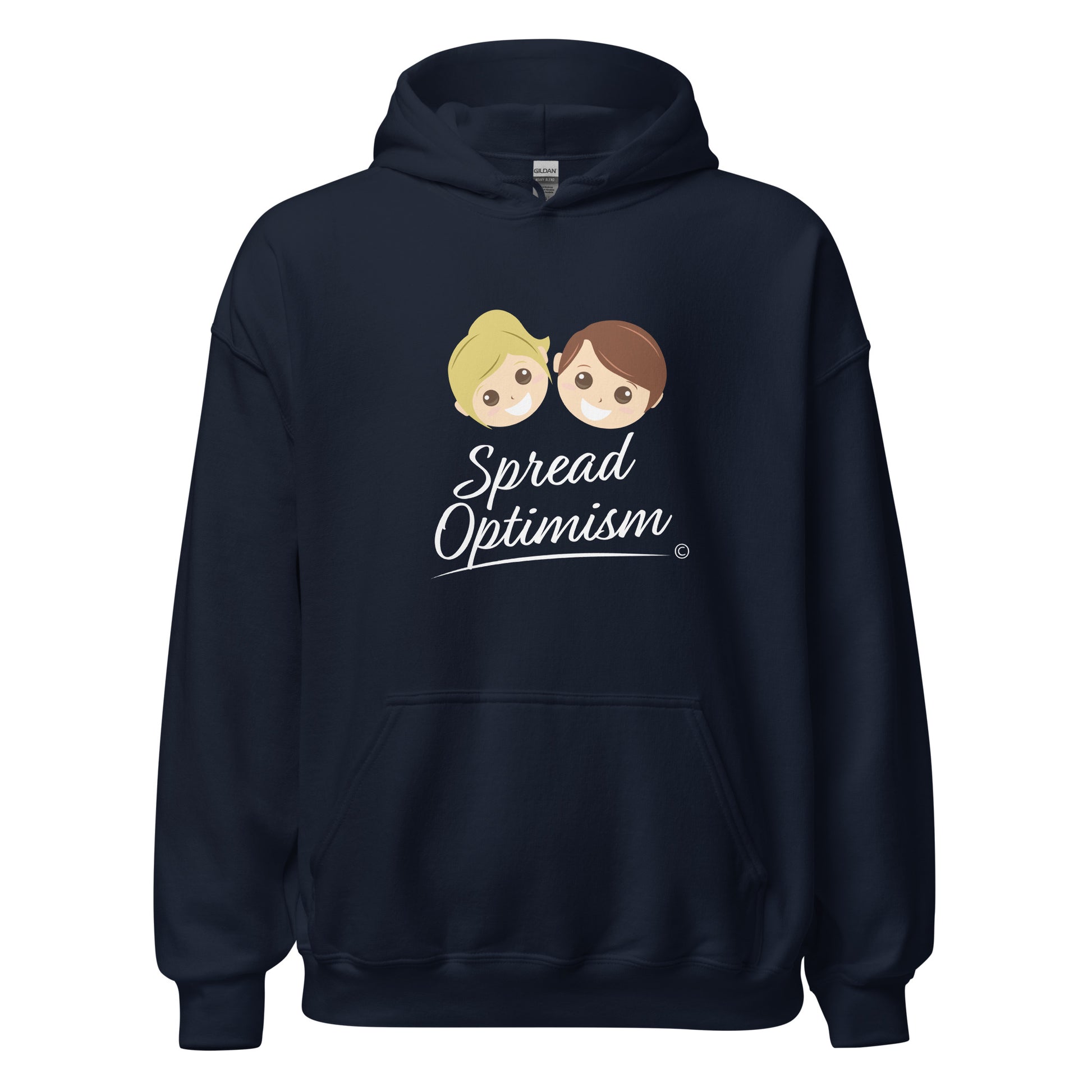 Outdoor unisex hoodies for him and her-Navy