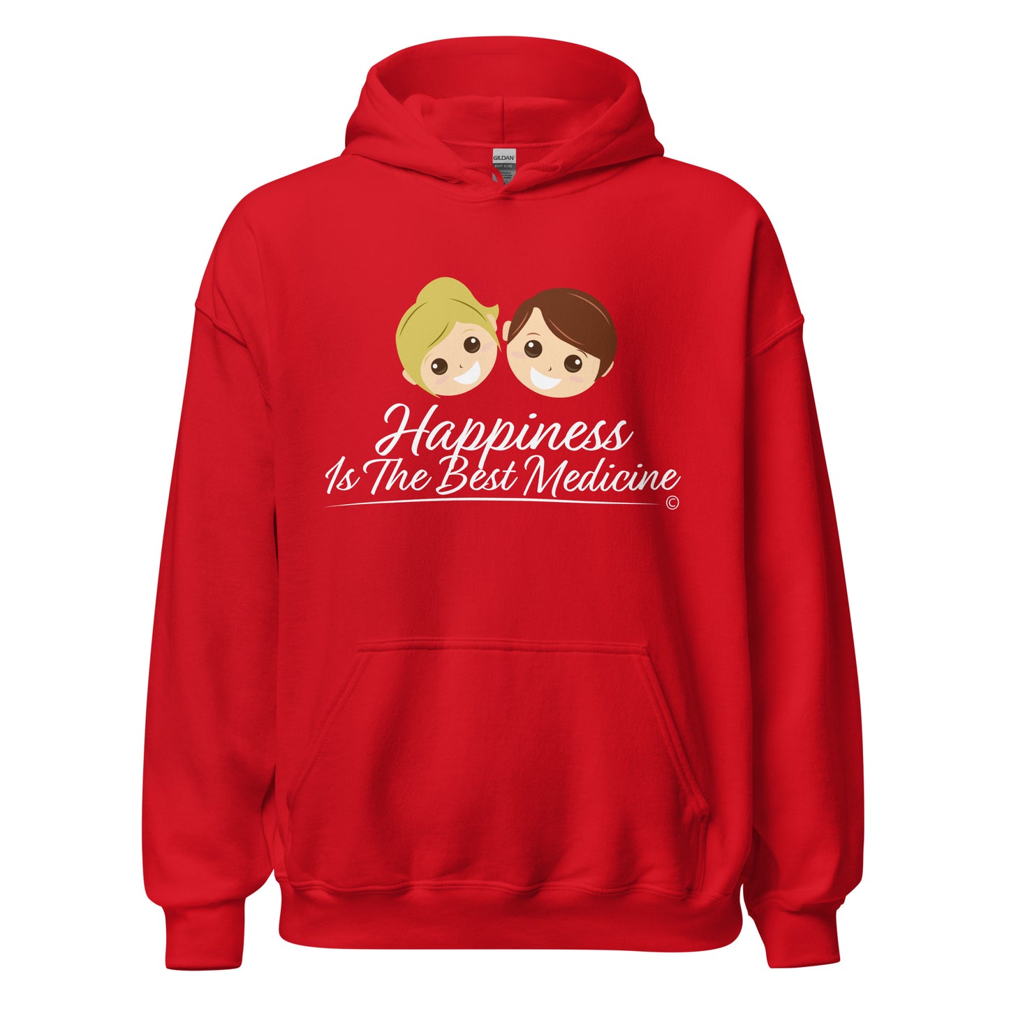 Stylish unique unisex hoodies -Red