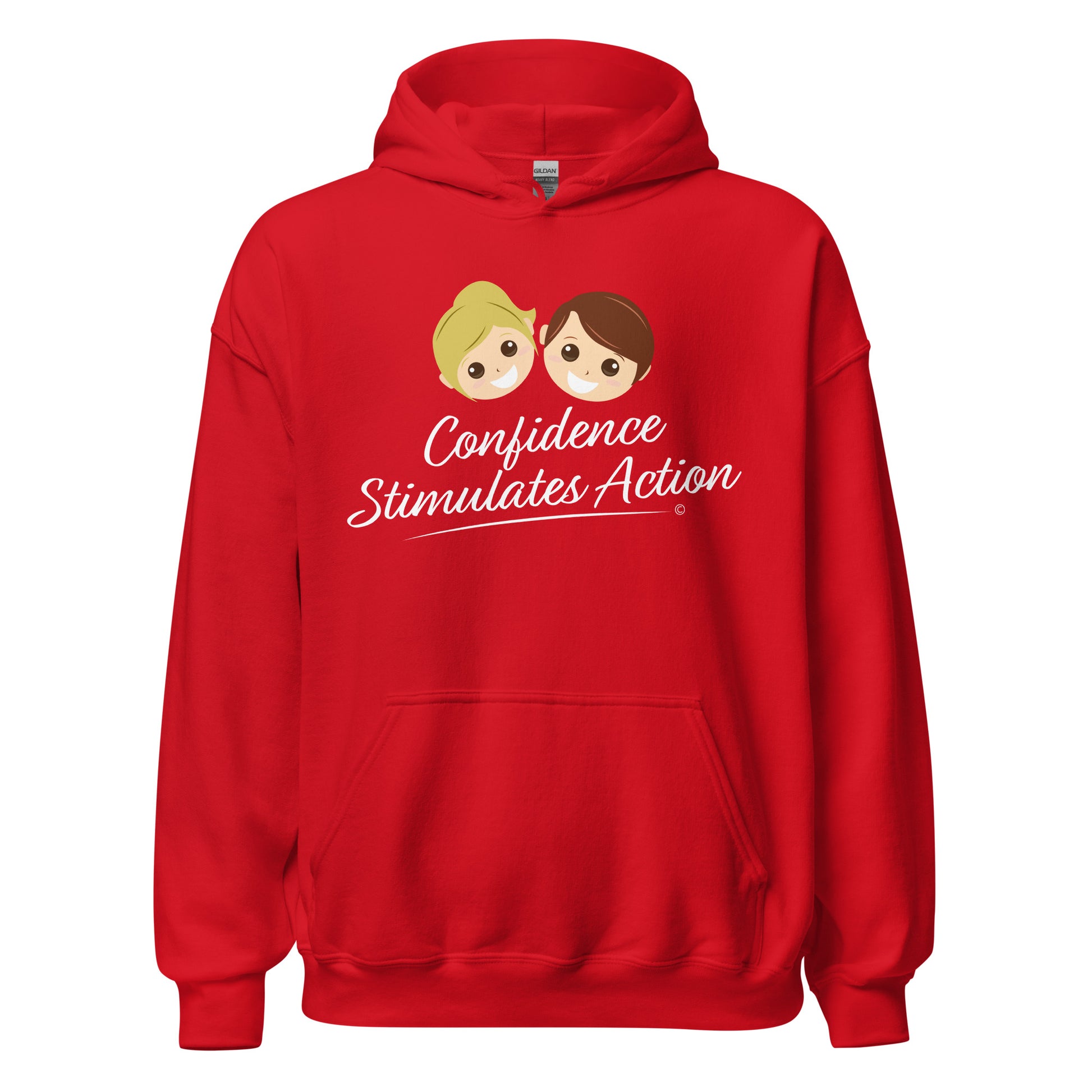 Hoodies with eco-friendly materials-Red