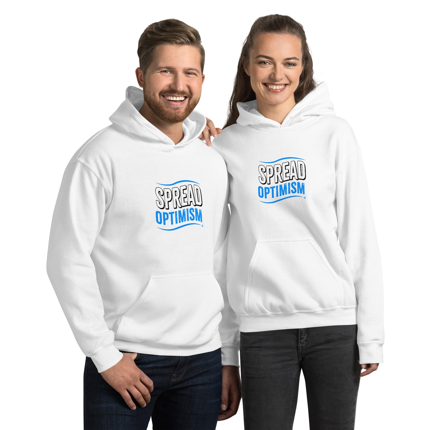 Spread Optimism Unisex Hoodies