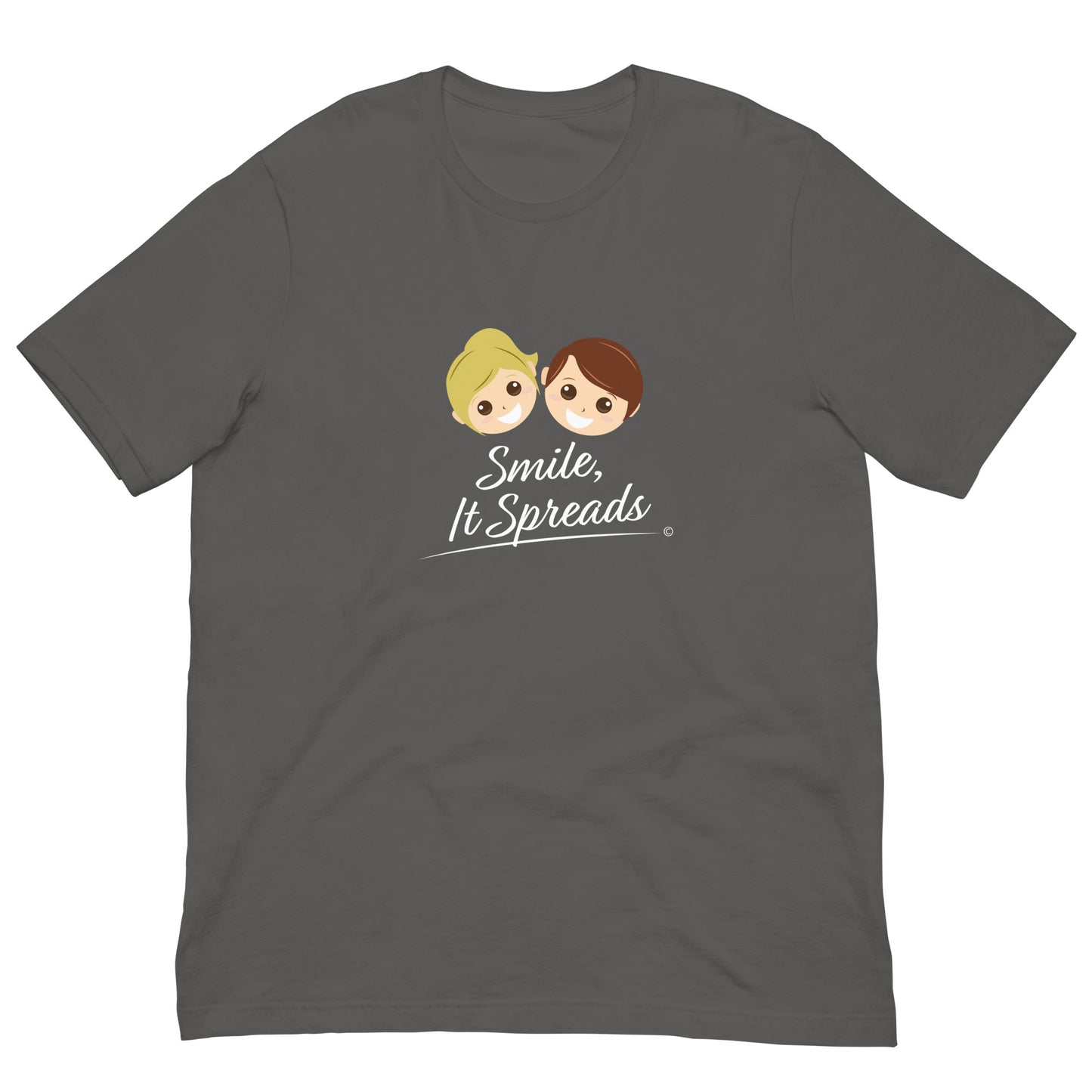 Smile, It Spreads Unisex T-Shirts