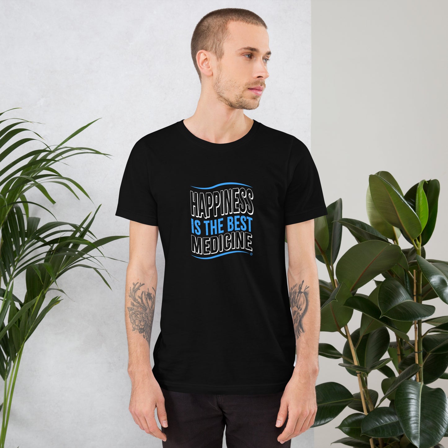 Happiness is the Best Medicine Unisex T-Shirts