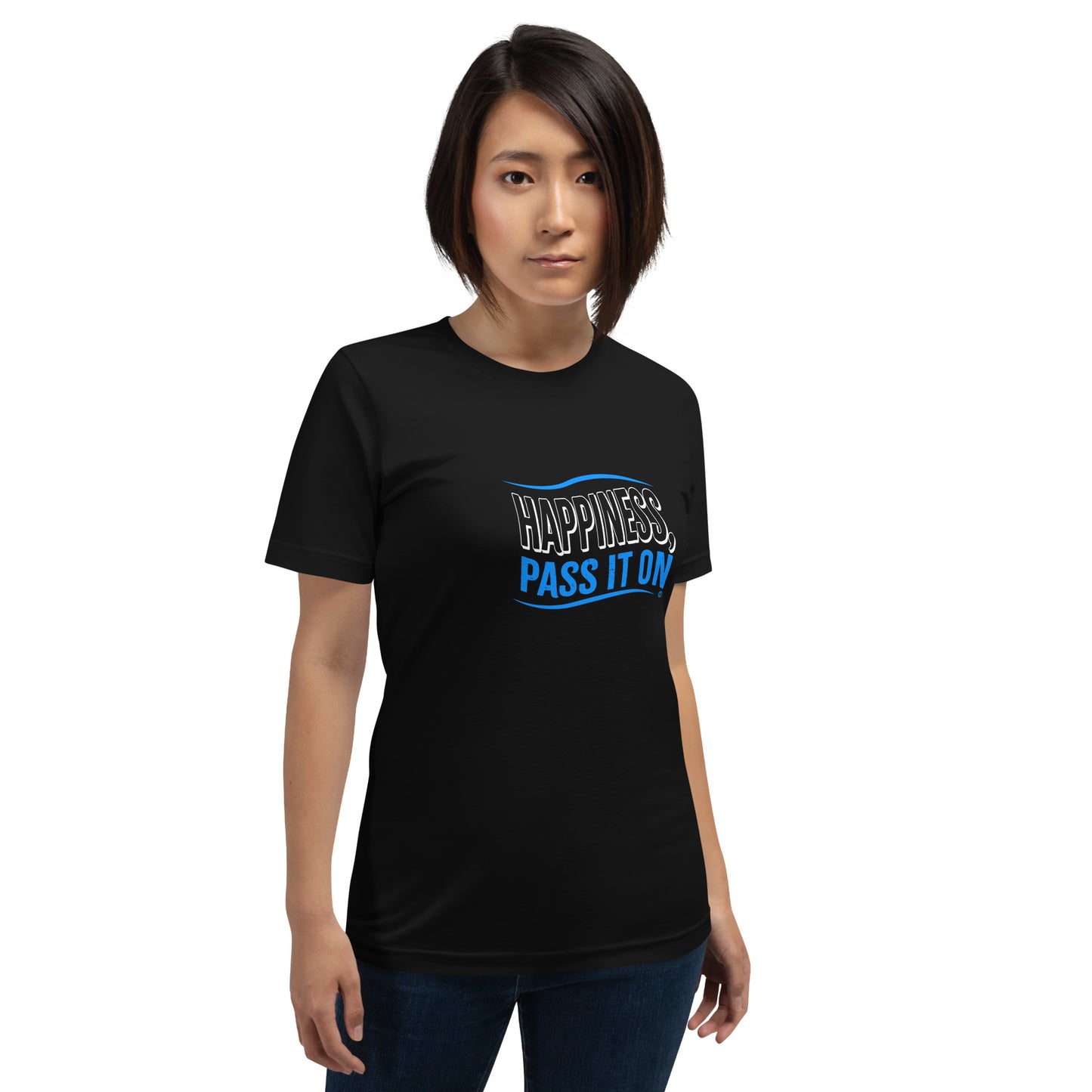 Happiness Pass it On Unisex T-Shirts