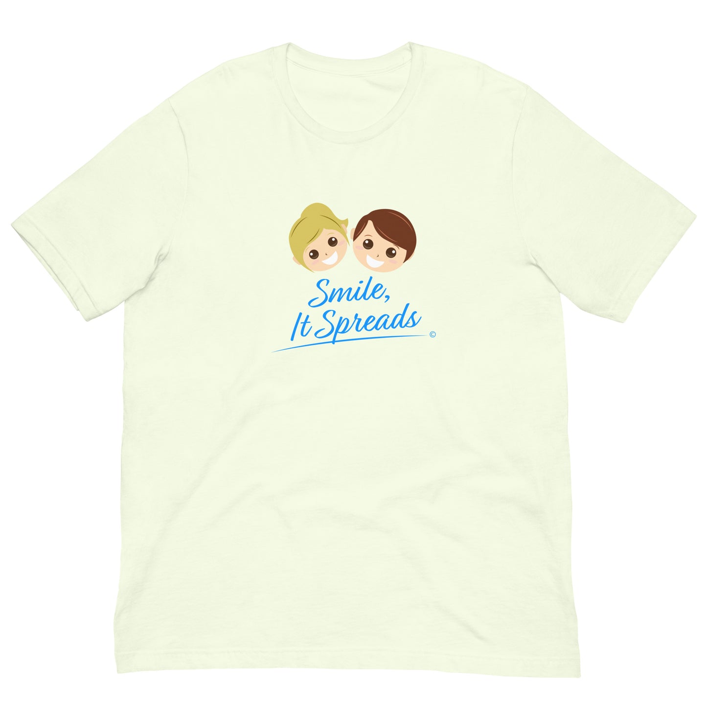 Smile, It Spreads Unisex T-Shirts