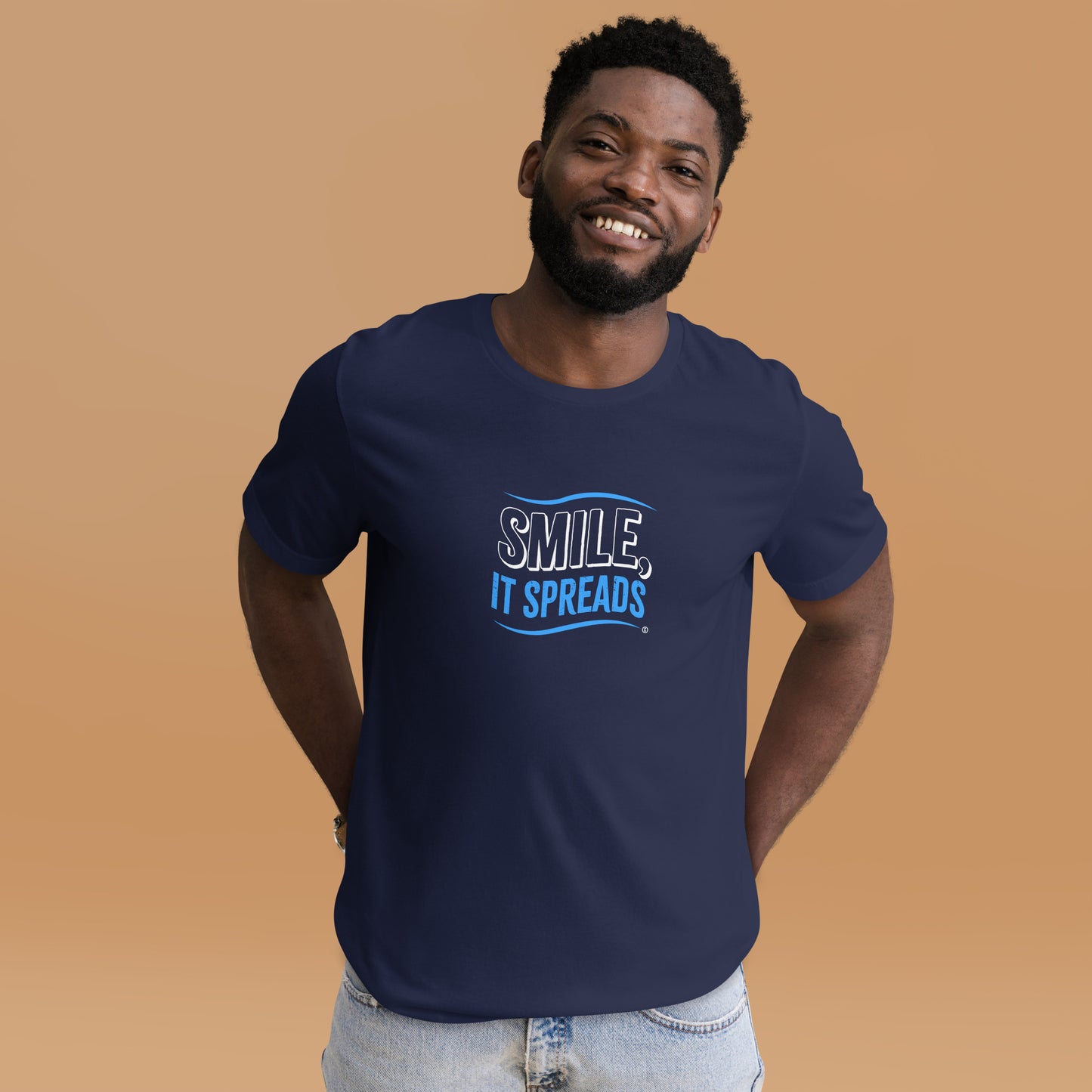 Smile, It Spreads Unisex T-Shirts