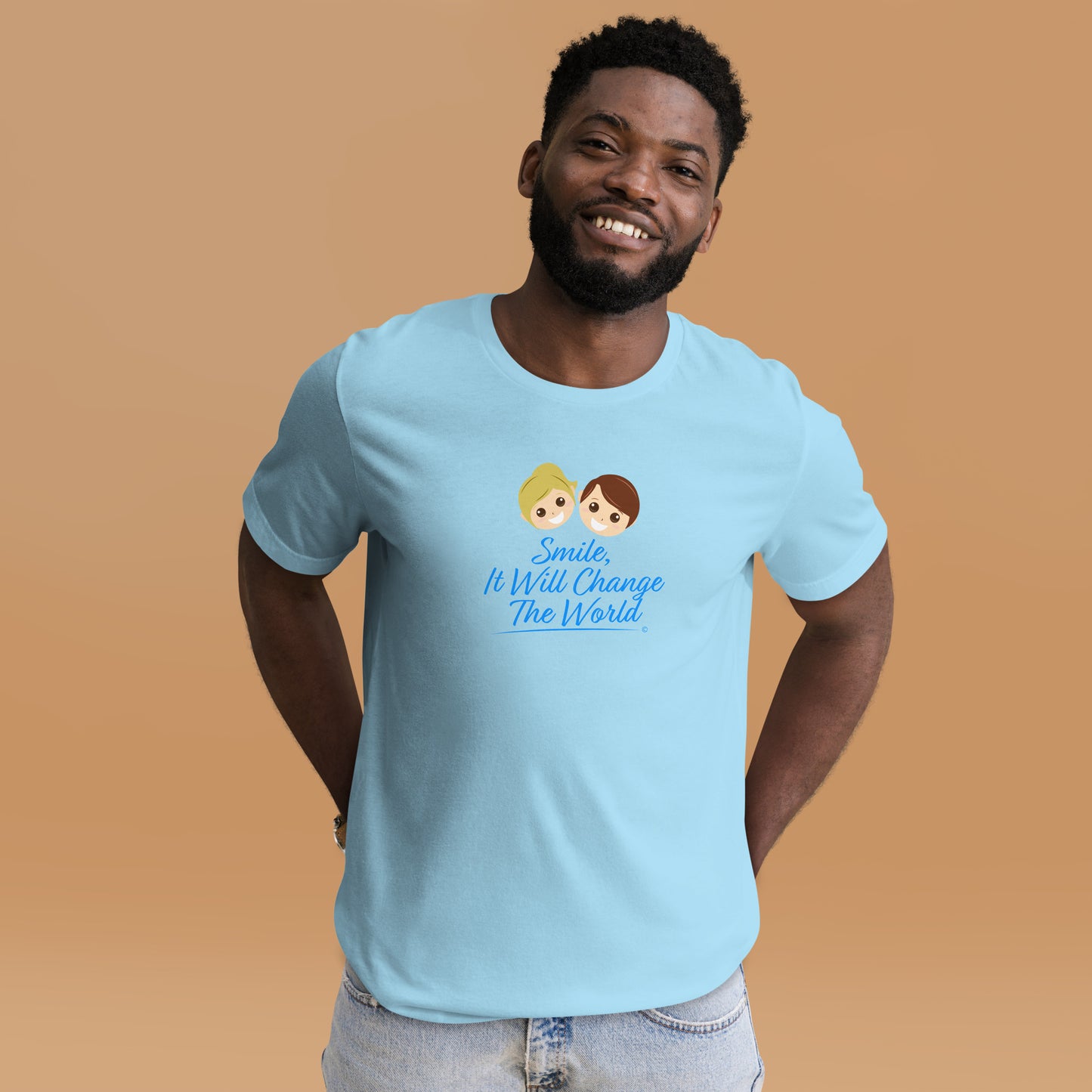 Smile, It Will Change The World Unisex T-Shirts