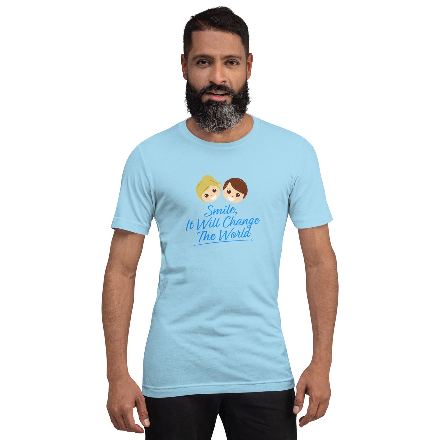 Smile, It Will Change The World Unisex T-Shirts