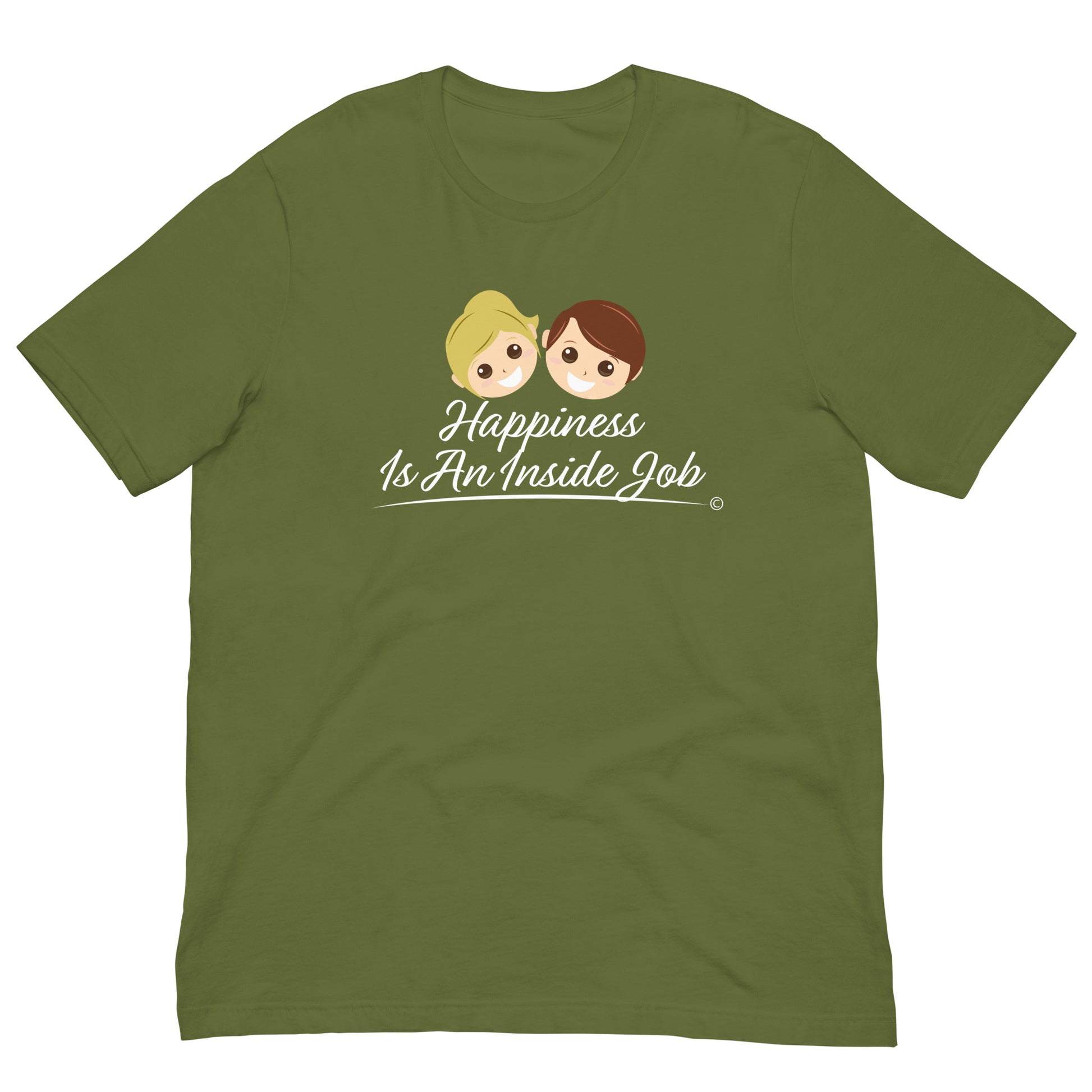 Short-sleeve shirt for adults -Olive