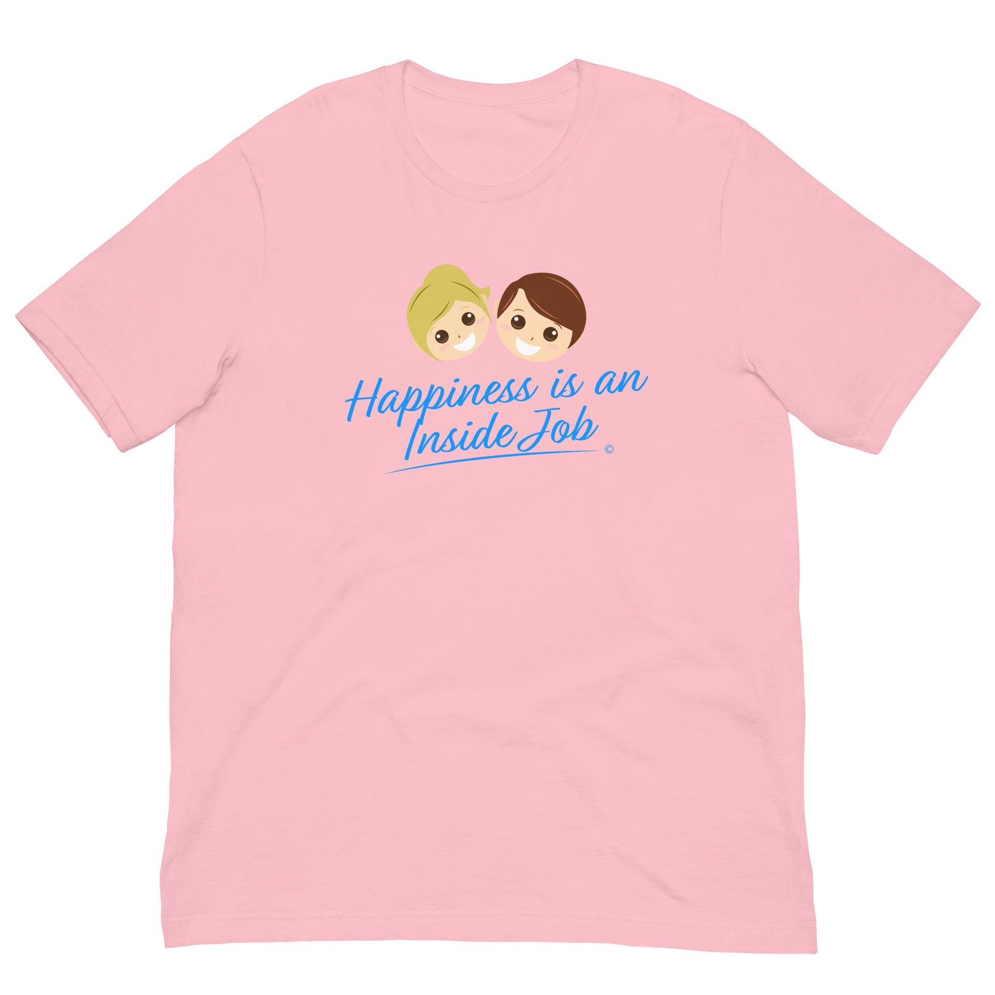 Comfortable everyday unisex tees -Pink