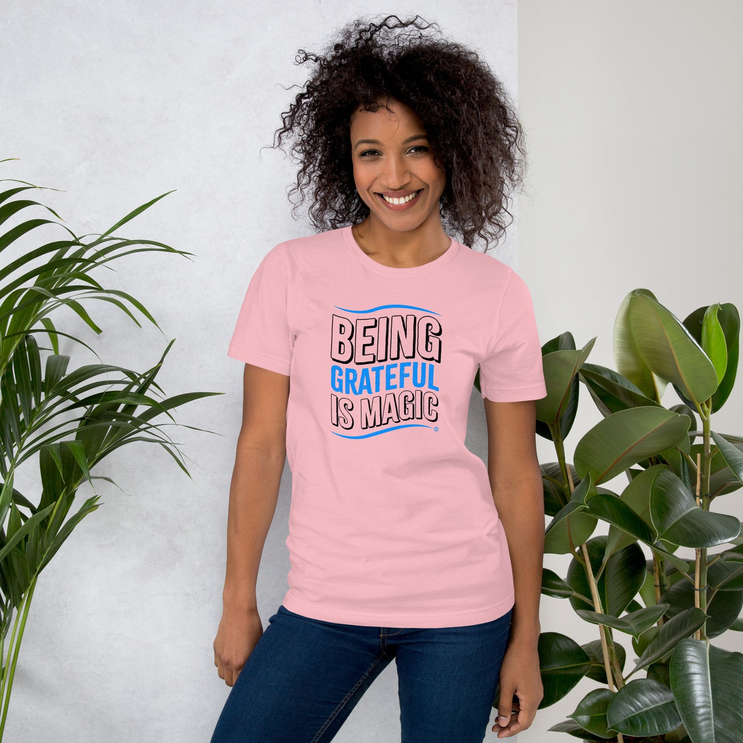 Being Grateful is Magic Unisex T-Shirts