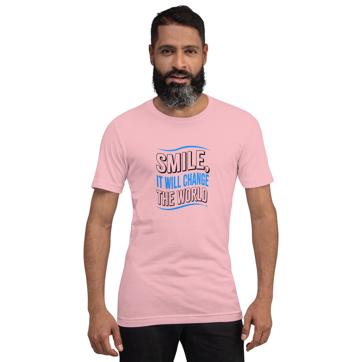 Smile, It will Change the World Unisex T-Shirts