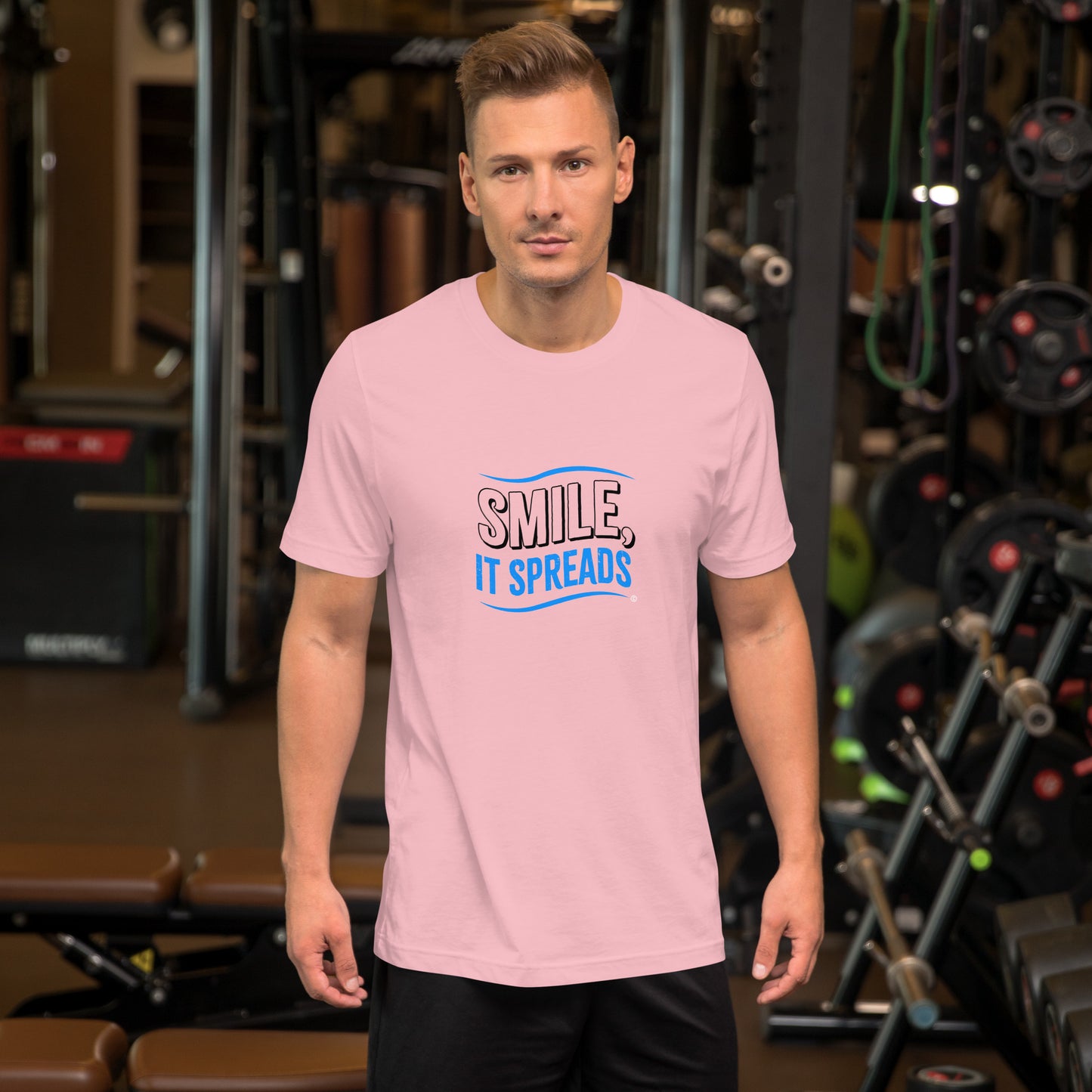 Smile, It Spreads Unisex T-Shirts