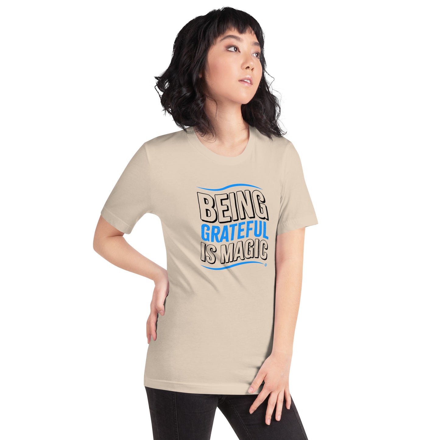 Being Grateful is Magic Unisex T-Shirts